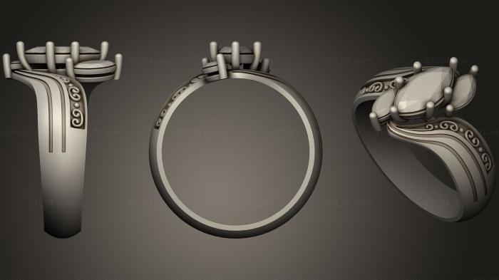 Jewelry rings (Ring 173, JVLRP_0655) 3D models for cnc